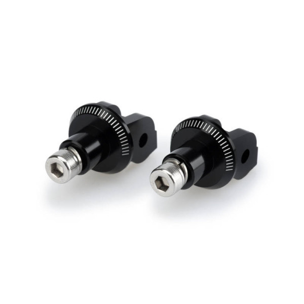Puig Pillion Footpeg Adaptors Black